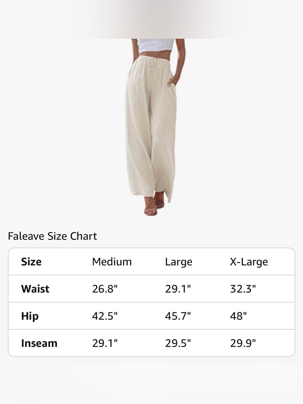 Faleave Linen Pants - Picture 3 of 3